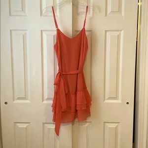 Coral dress